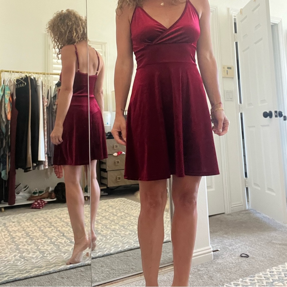 Red dress